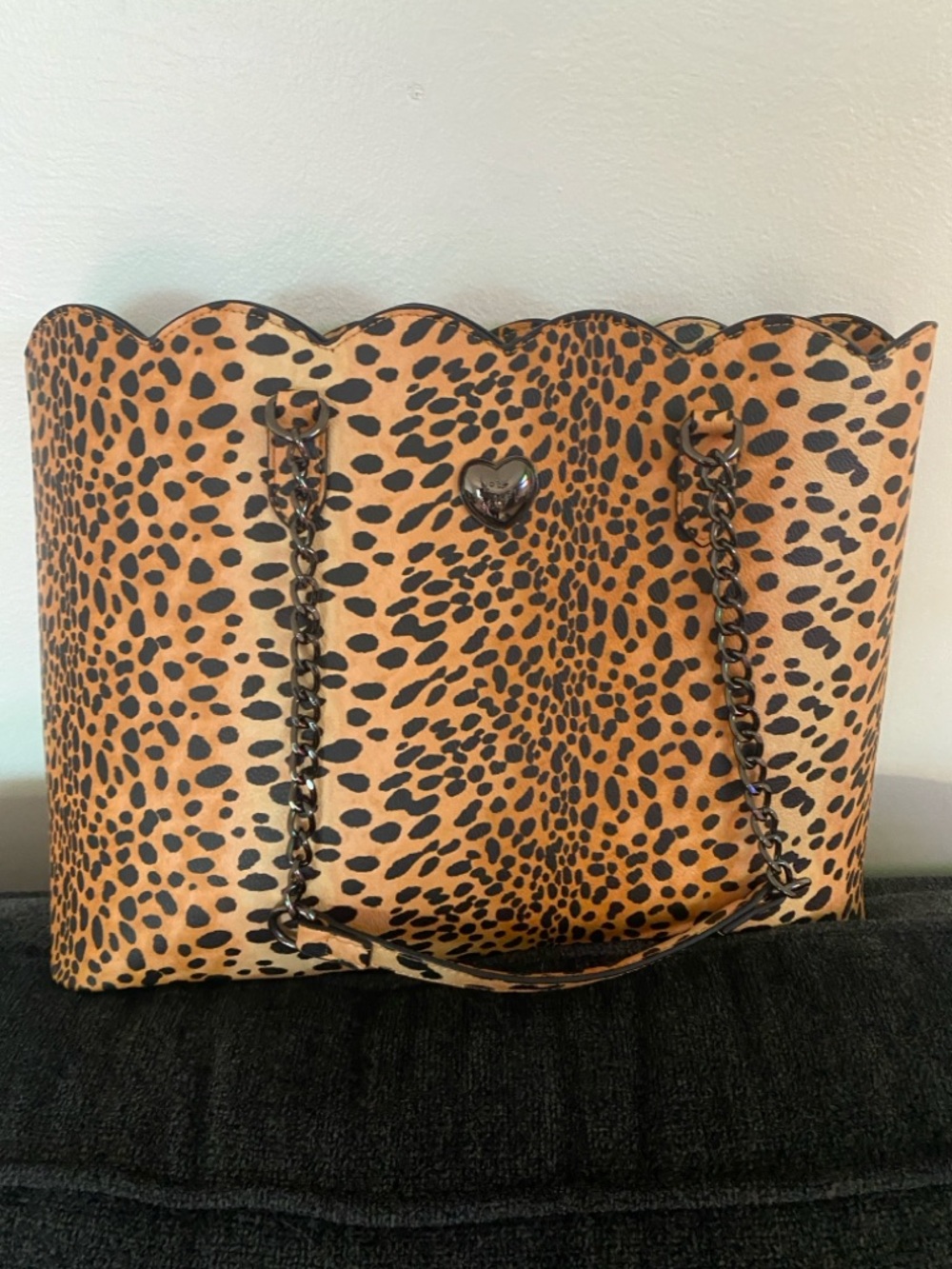 Betsy Johnson Leopard Print Tote